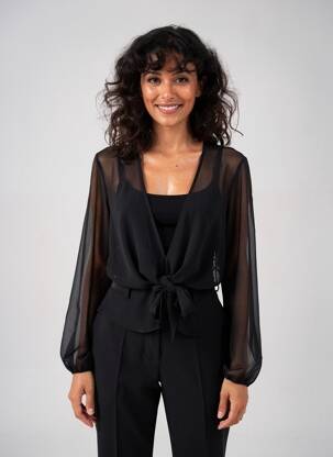 Top mâneci lungi mâneci lungi negru RINASCIMENTO femeie