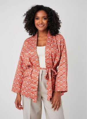 Jachete kimono guler petrecut roșu HOD femeie