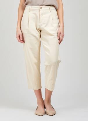 Pantalon 7/8 elasticitate mărime normală bej HOD femeie