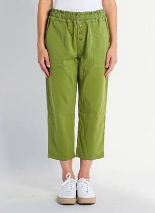 Pantalon 7/8 elasticitate mărime normală verde HOD femeie