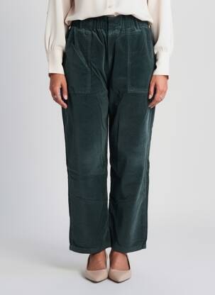Pantalon drept elasticitate mărime normală verde HOD femeie