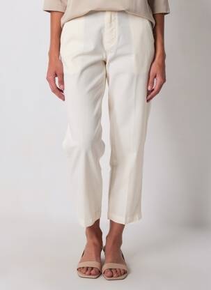 Pantalon 7/8 elasticitate mărime normală alb MKT STUDIO femeie
