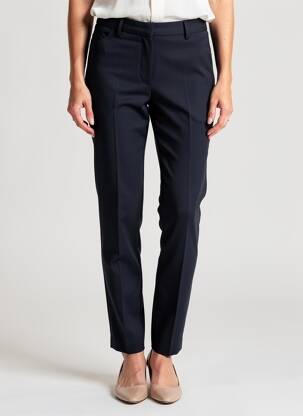 Pantalon slim talie înaltă talie înaltă albastru GEVANA femeie