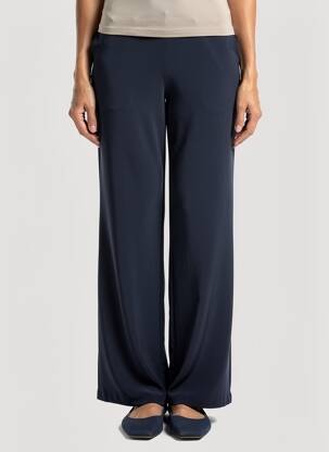 Pantalon drept elasticitate mărime normală albastru GEVANA femeie
