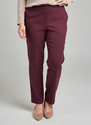 Pantalon slim talie elastică mărime normală violet GEVANA femeie