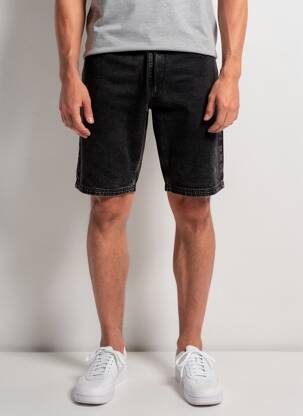 Bermudă țesătură denim mărime normală negru VOLCOM bărbat
