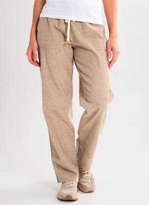 Pantalon drept elasticitate mărime normală bej VOLCOM femeie