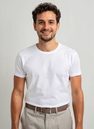 Tricou croială cambrată mâneci scurte negru EMINENCE bărbat