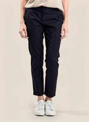 Pantalon 7/8 talie elastică mărime normală albastru TONI femeie