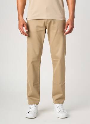 Pantalon drept elasticitate mărime normală maro PIERRE CARDIN bărbat