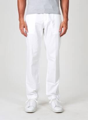 Pantalon chino buzunare mărime normală alb TRUE NYC bărbat