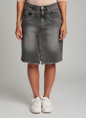 Fustă pantaloni scurți elasticitate gri ME369 femeie