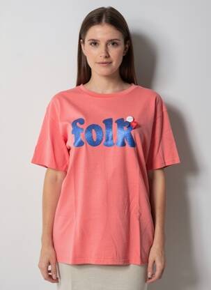 Tricou croială dreaptă mâneci scurte roz NEWTONE femeie