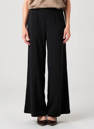 Pantalon larg închidere cu fermoar lateral mărime normală negru AN' GE femeie