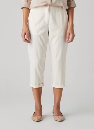 Pantalon 7/8 talie înaltă talie înaltă bej IMPERIAL femeie