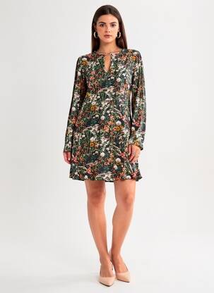 Rochie scurtă mâneci lungi mâneci lungi negru SCOTCH & SODA femeie