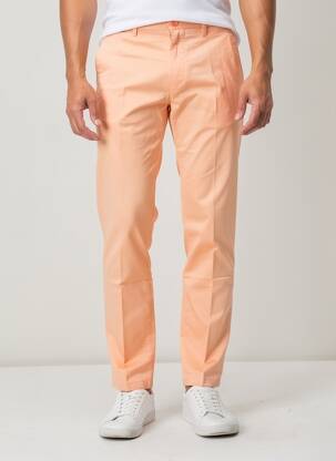 Pantalon chino închidere cu fermoar sub clapetă cu cârlig mărime normală portocalie TOMMY HILFIGER bărbat