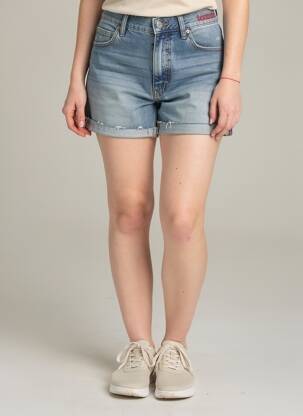 Șort țesătură denim mărime normală albastru TOMMY HILFIGER femeie