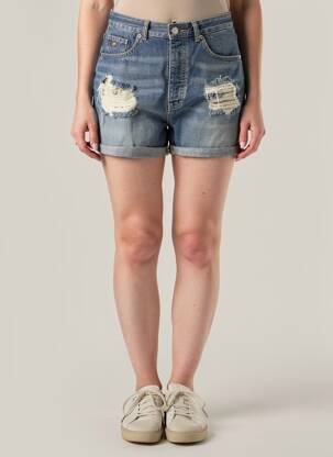Șort țesătură denim talie înaltă albastru SCOTCH & SODA femeie
