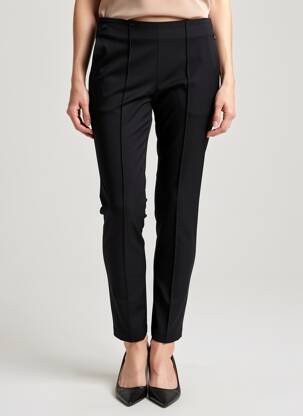 Pantalon slim elasticitate mărime normală negru LACOSTE femeie