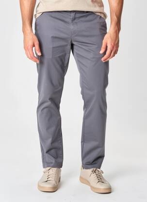 Pantalon chino închidere cu fermoar sub clapetă cu cârlig mărime normală gri TOMMY HILFIGER bărbat