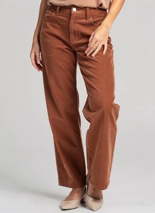 Pantalon drept elasticitate talie înaltă maro LEVI'S femeie