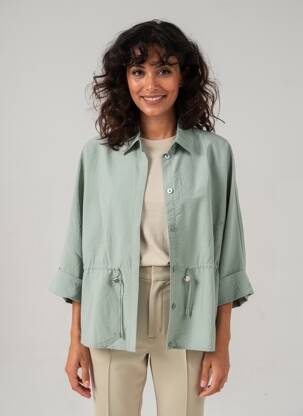Jachete casual guler de bluză verde BETTY BARCLAY femeie