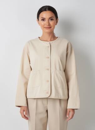 Jachete casual guler rotund bej LANIDOR femeie
