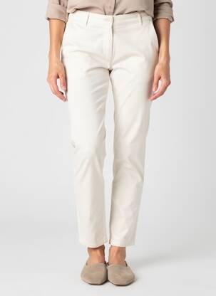 Pantalon chino țesătură poplin mărime normală bej BETTY BARCLAY femeie