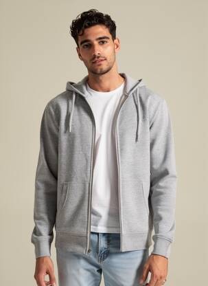 Jachete casual strânsă pe partea de jos gri SUPERDRY bărbat