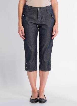 Corsar țesătură denim mărime normală albastru KANOPE femeie
