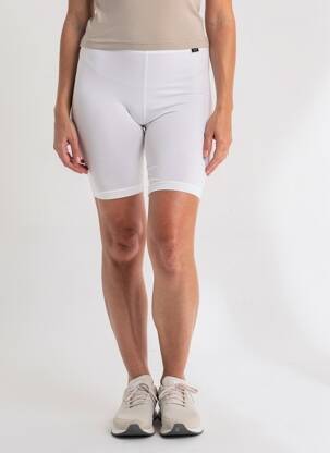 Pantalon de ciclism subțire alb MALOKA femeie