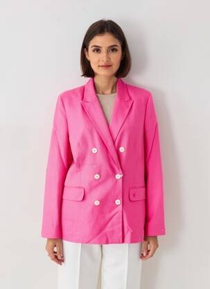 Jachete elegante buzunare false roz TOMMY HILFIGER femeie