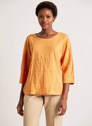 Tricou mâneci 3/4 mâneci 3/4 portocalie WHITE STUFF femeie