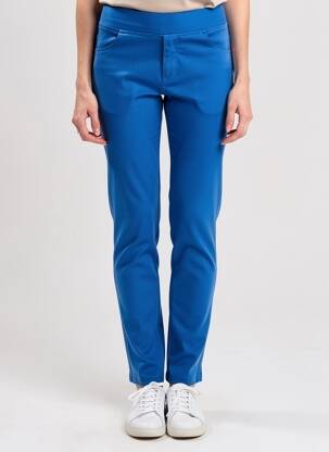 Pantalon slim talie înaltă talie înaltă albastru CHRISTY femeie