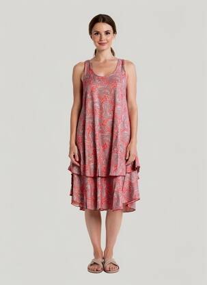 Rochie midi fără mâneci fără mâneci roz SINOE BY BAMBOO'S femeie