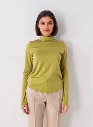 Maletă elasticitate mâneci lungi verde FRNCH femeie