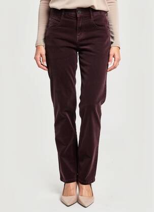 Pantalon slim elasticitate mărime normală violet GARDEUR femeie