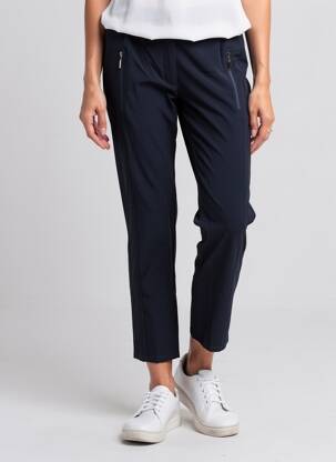 Pantalon 7/8 talie elastică mărime normală albastru BETTY BARCLAY femeie