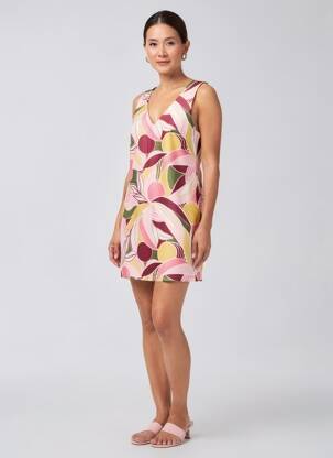 Rochie scurtă fără mâneci fără mâneci roz MOLLY BRACKEN femeie