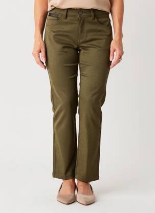 Pantalon slim elasticitate mărime normală verde S.QUISE femeie