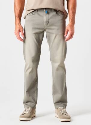 Pantalon drept elasticitate mărime normală gri PIERRE CARDIN bărbat
