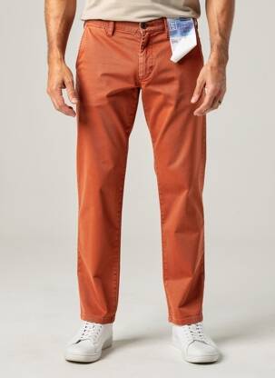 Pantalon chino elasticitate mărime normală portocalie M5 BY MEYER bărbat