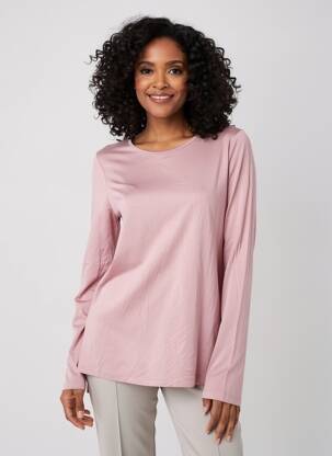 Tricou mâneci lungi mâneci lungi roz SOYACONCEPT femeie