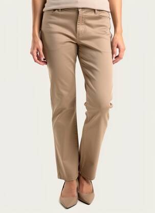 Pantalon drept elasticitate mărime normală maro KANOPE femeie