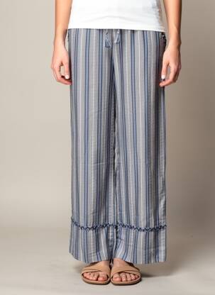 Pantalon larg croială fluidă mărime normală albastru LA PETITE ETOILE femeie