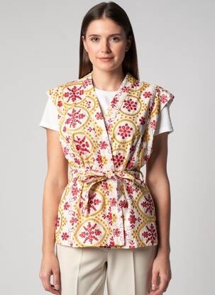 Jachete casual croială cambrată galben LA PETITE ETOILE femeie
