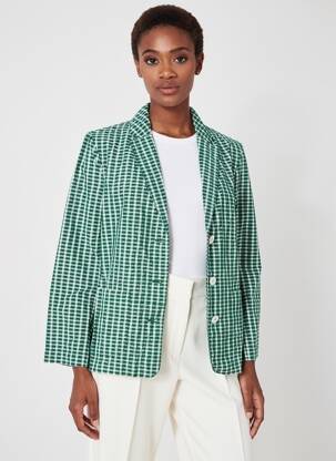Sacou buzunare verde NICE THINGS femeie
