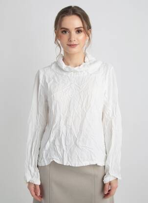 Top mâneci lungi mâneci lungi alb FLO'REIZA femeie
