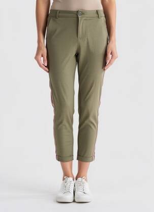 Pantalon 7/8 elasticitate mărime normală verde MARYLEY femeie